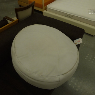 本革カバービーズクッション ビーズソファ モノ市場半田店【131】の画像