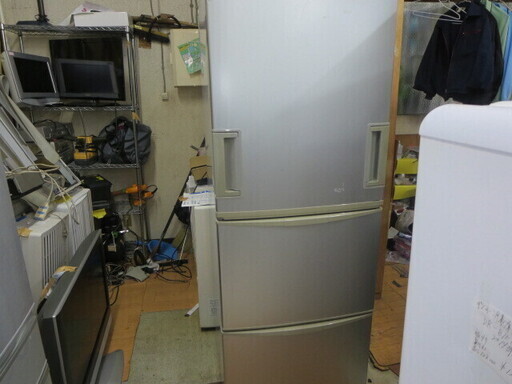 持ち帰り特価！よく冷えるシャープ冷蔵庫345L　2009年製　SJ-WA35P-S