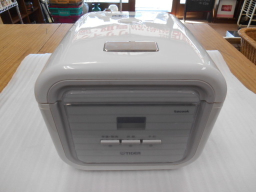 ♪　TIGER タイガー　マイコン炊飯ジャー　JAJ-A552  tacook 0.54L 3合　中古品