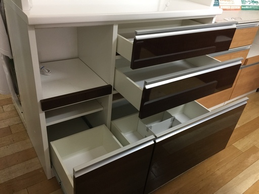 松田家具　2枚扉レンジボード【トレファク岸和田店】