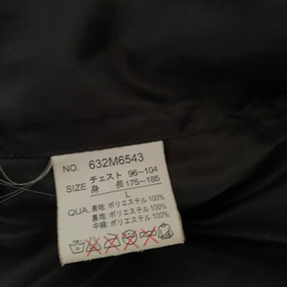 メンズ　黒　中綿アウター　【お話中】の画像