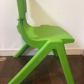 子供用椅子　キッズチェア　グリーンの画像