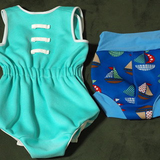 フットマーク　ベビー水着＆スプラッシュアバウト　水遊びパンツの画像