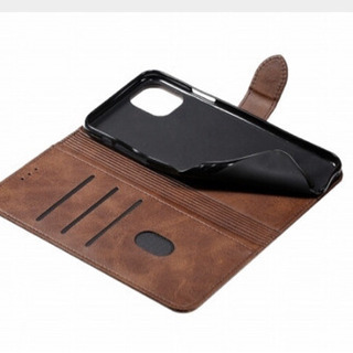 早者勝ち‼️最終値下げしました❗️iPhone手帳型ケース　合皮レザー　新の画像