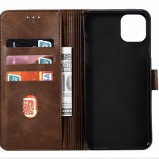 早者勝ち‼️最終値下げしました❗️iPhone手帳型ケース　合皮レザー　新の画像