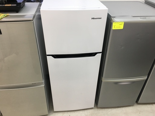 ハイセンス120L冷蔵庫　直冷式冷蔵庫　2018年製！！！　分解クリーニング済み！！！