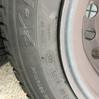 ルノー　カングー  ミシュラン　スタッドレス　175/65R14 鉄チン付の画像