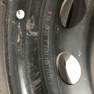 ルノー　カングー  ミシュラン　スタッドレス　175/65R14 鉄チン付の画像