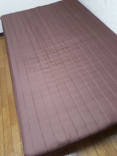 セミダブル ベッド ブラウン【説明欄必読】