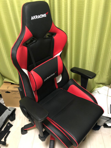 【ほぼ新品】AKRACING ゲーミングチェア PRO-X-RED