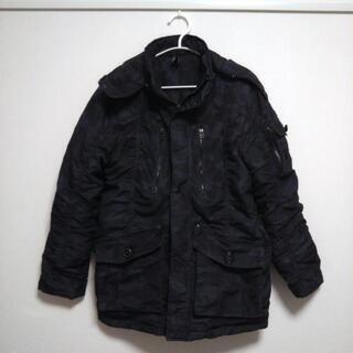 HALHAM/迷彩 ダウンジャケット_ブラックの画像