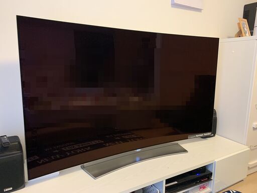 希少 即決 元箱有り 65インチ 4K 唯一の曲面有機ELテレビ LG OLED TV 65EG9600 2017年2月モデル 直接引き取りＯＫ 外付けHDD裏番組録画対応