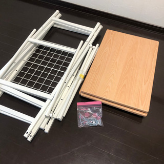 洗濯機ラック　ランドリーラック　ホワイトの画像