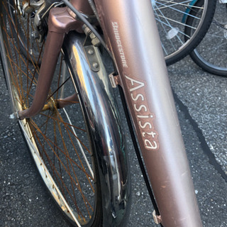 電動自転車　子供後乗せ付きの画像