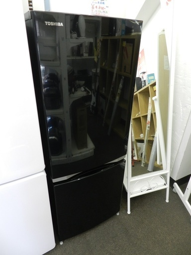 ☆美品☆2ドア冷蔵庫 153L 東芝 2018年製