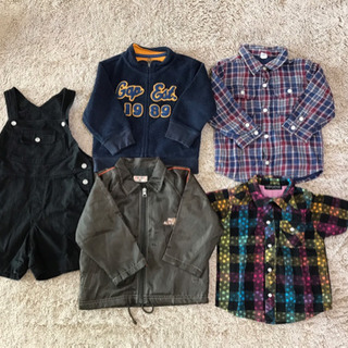 男の子90.95  長袖Tシャツなど22点セット まとめ売りの画像