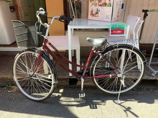 エココロ上北沢★自転車　三段ギア付き　美品