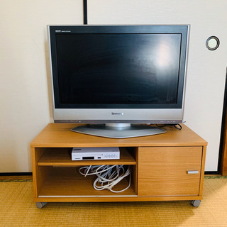 テレビ　テレビ台　DVDプレイヤー
