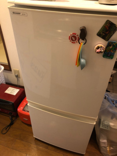 【中古】SHARP 冷蔵庫　2ドア