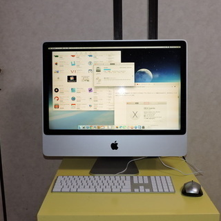 値下げ　ｉＭａｃ 動作品 24インチ Core2Duo OSX EL Captain エルキャプテン　ネット等もOK！