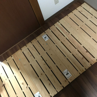シングルマットレス（すのこ付き）あげます。の画像