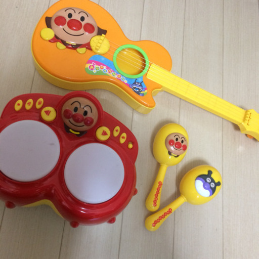 アンパンマン の楽器のおもちゃ3種類セット