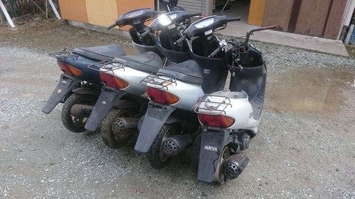 決まりました！honda ホンダ Dio ディオ AF34 AF35 ４台セット 書類・鍵あり 山形発(盛岡方面送料安くします) 自社陸送あり