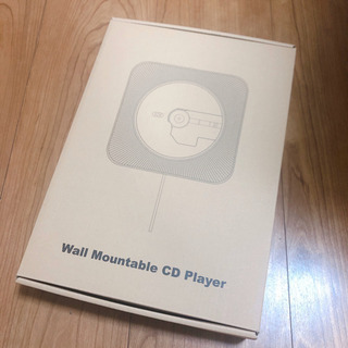 CDプレーヤー 卓上＆壁掛け式 CDラジオ ポータブル 小型 Bluetoothの画像