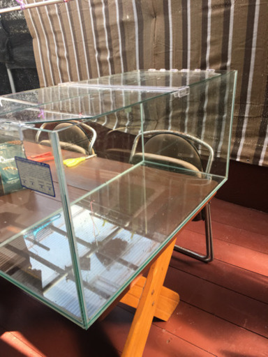 90オールガラス水槽  綺麗です。