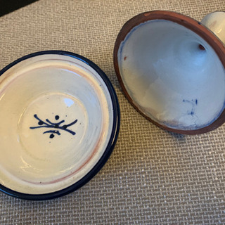 再投稿✴︎モロッコで買った小さなタジン鍋の画像