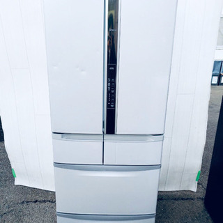 ①大型入荷‼️ 361番 HITACHI✨ ノンフロン電気冷蔵庫❄️  R-SF440CM‼️ 