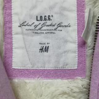 H&M　パーカー☆ラズベリー☆春の画像