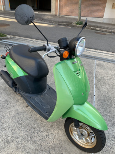 3月中にお取引き完了できる方限定 バイク 車体 原付 ホンダ today トゥデイ 緑 グリーン 50cc