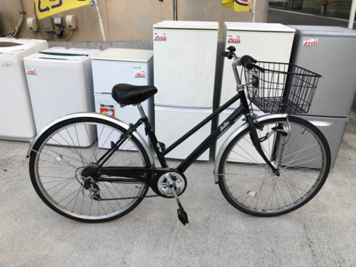 6段変速 27インチ 自転車 サイモト ブラック