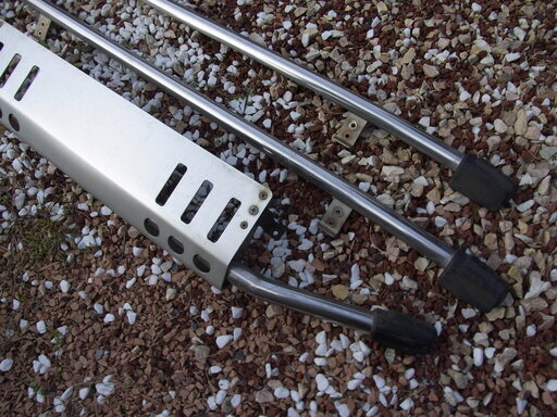 パジェロミニ H58A 純正サイドステップバー＆アンダーガード３点