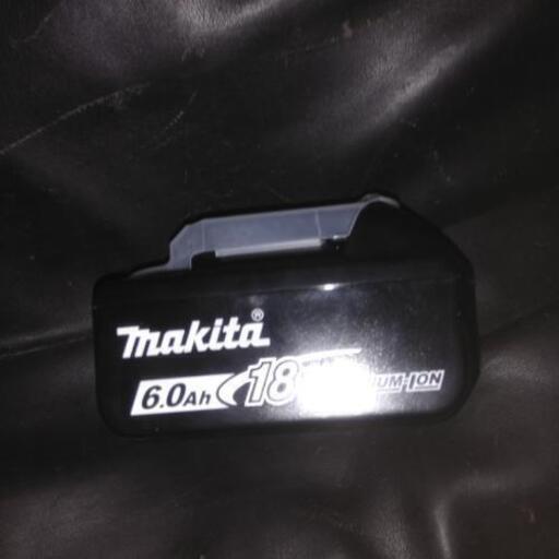 マキタ18v.6Aリチウムイオンバッテリー未使用品値下げしました！