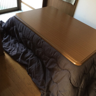 【新品】長こたつ コタツ こたつ布団付き 80×120cm 3/...