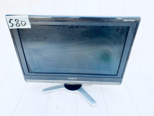 ①580番 SHARP✨液晶カラーテレビ⚡️  LC-20D50‼️