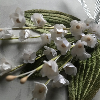 売り切れました！コサージュ ☆すずらんの画像