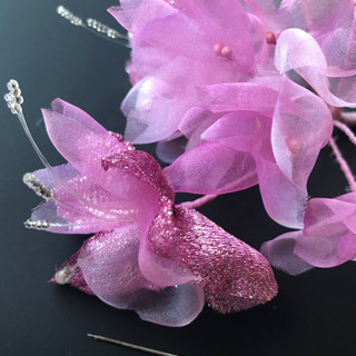 コサージュ☆  ピンク色 ♬︎♡の画像