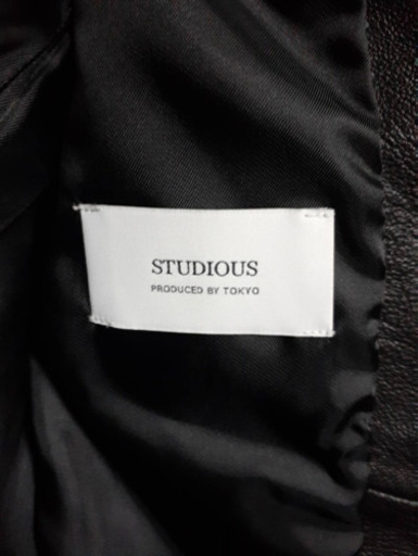 【大幅お値下げ！】STUDIOUS ラムレザー ライダース
