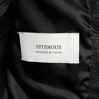 【大幅お値下げ！】STUDIOUS ラムレザー ライダースの画像