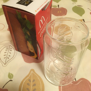 【マクドナルド】グラス 40周年記念 コカコーラ (新品未使用)