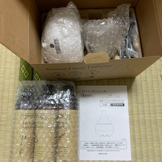 激安！新品未使用　アロマランプディフューザー　ホワイトの画像