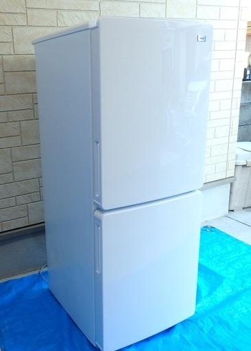【美品／作動確認済／清掃・除菌済】ハイアール　Haier　148L　２ドア冷蔵庫　JR-NF148A　２０１７年製