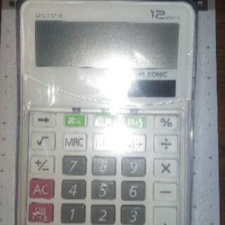 簿記の勉強用に買った電卓
