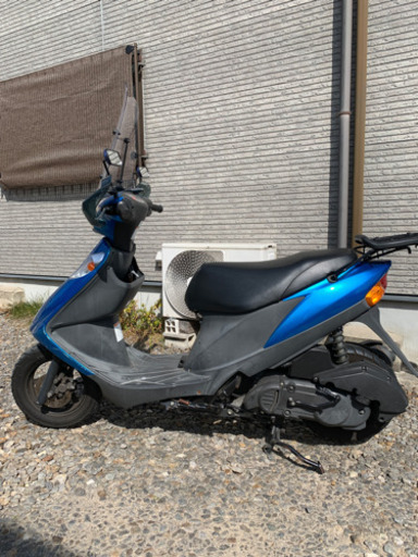 アドレスv125G リヤボックス　シールド付き　通勤車