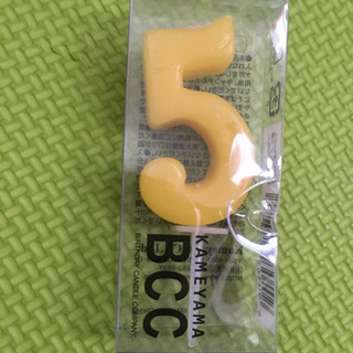 ５歳お誕生日ローソク