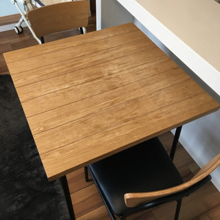 LOWYA  ダイニング3点セット ダイニングテーブルセット 食卓 木製の画像