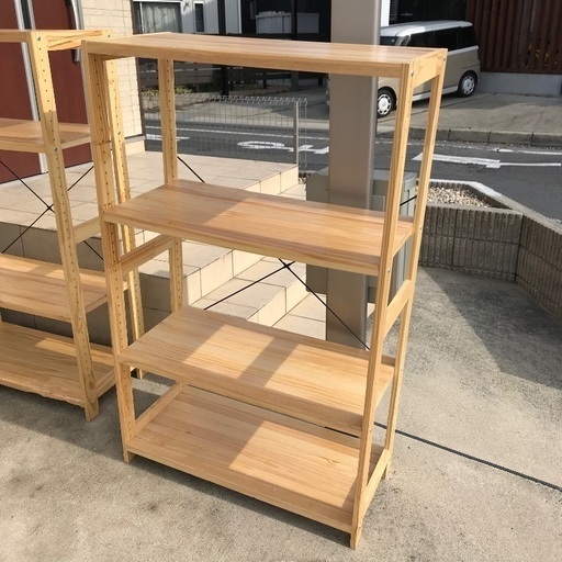 木製棚※ワンちゃん噛み跡少しあり